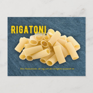 Rigatoni al Forno Italian Restaurant Postcard