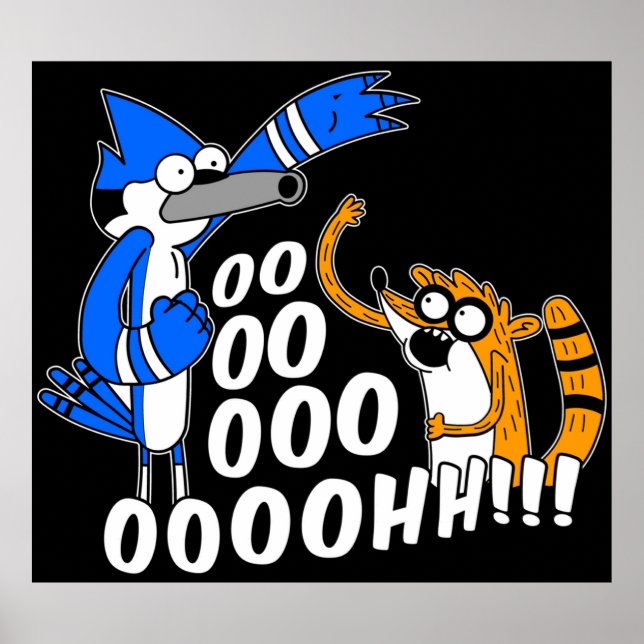 Rigby and Mordecai Poster (Front)