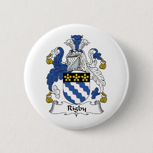 Rigby Family Crest Pinback Button