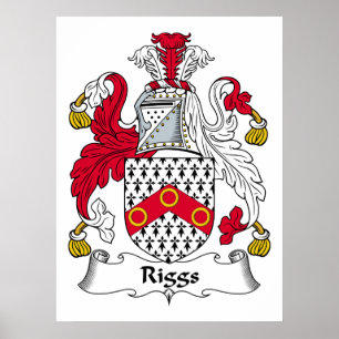 Riggs Family Crest Poster