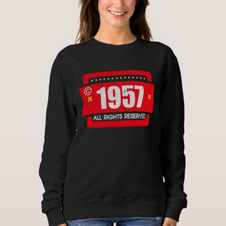 right 1957 All Rights Reserve Sweatshirt