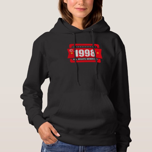 right 1998 All Rights Reserve Hoodie (Front)