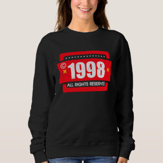 right 1998 All Rights Reserve Sweatshirt