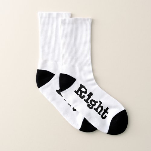 Right and Left Socks