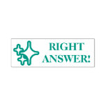 [ Thumbnail: "Right Answer!" Commendation Rubber Stamp ]