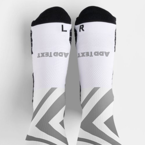 Right Arrows with Add Text Printed Super Stylish  Socks
