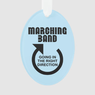 Right Direction Marching Band Ornament