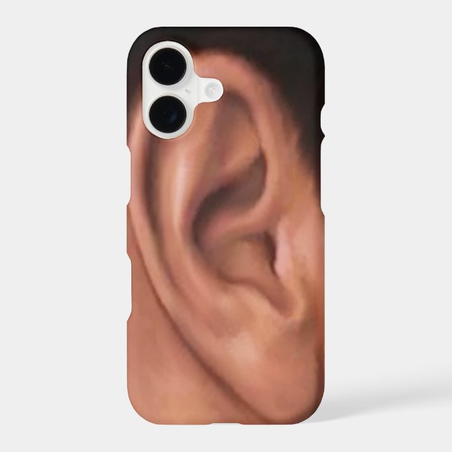 Right Ear  Iphone Case (Back)