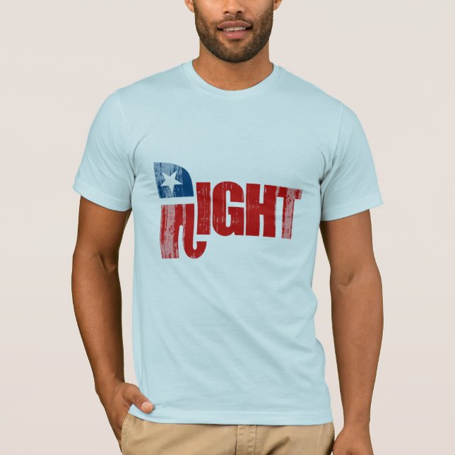 RIGHT Faded.png T-Shirt (Front)