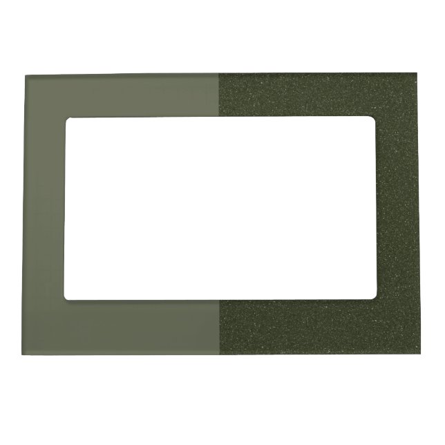 Right Glitter Moss Green Magnetic Frame (Custom) (Front)