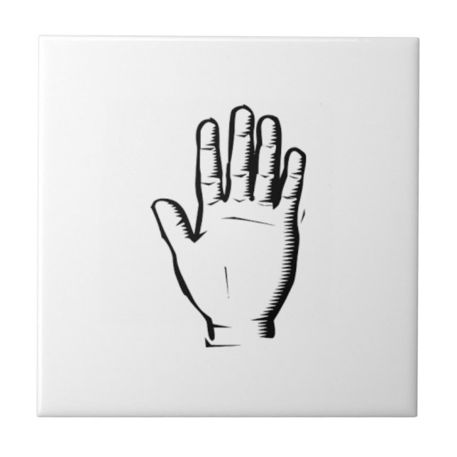 Right Hand Ceramic Tile (Front)