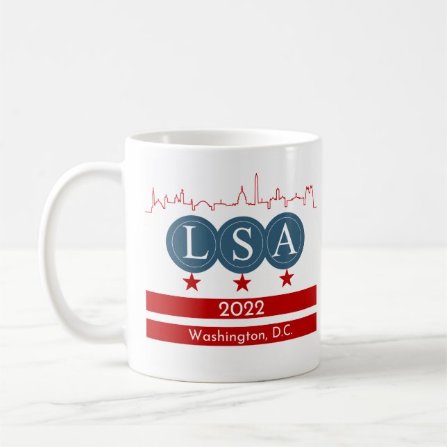 Right-handed Mug with 2022 LSA Annual Meeting Logo (Left)