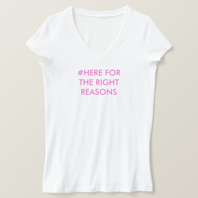 Right Reasons Tshirt (Design Front)
