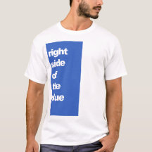 Right Side Of The Blue Snooker t-shirt