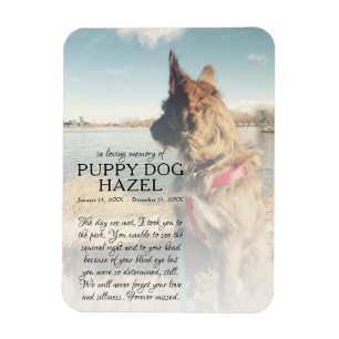 right side photo memorial magnet