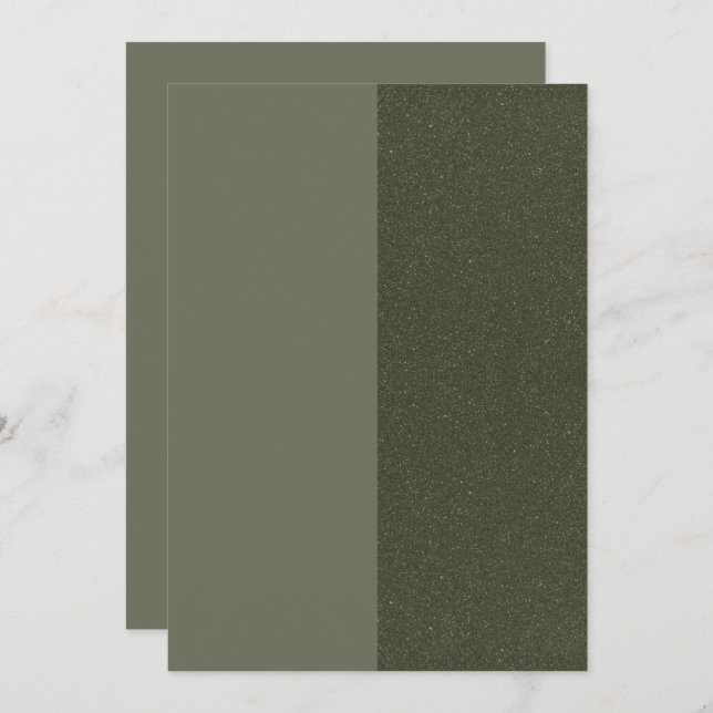 Right Split Moss Green Menu – Customizable (Front/Back)