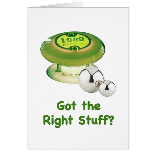 Right Stuff Pinball Cards (Front)