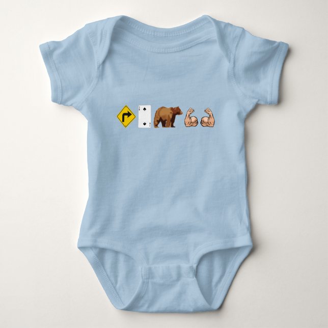 Right To Bear Arms 2nd Amendment Baby Bodysuit (Front)
