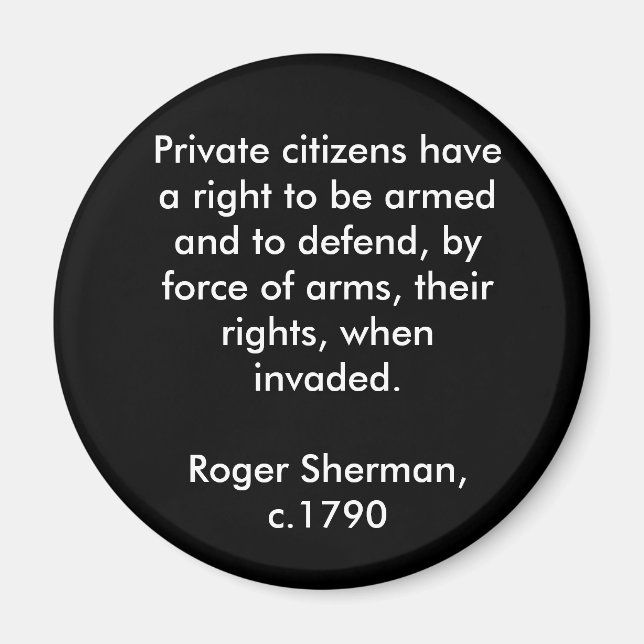 Right to Bear Arms Magnet (Front)