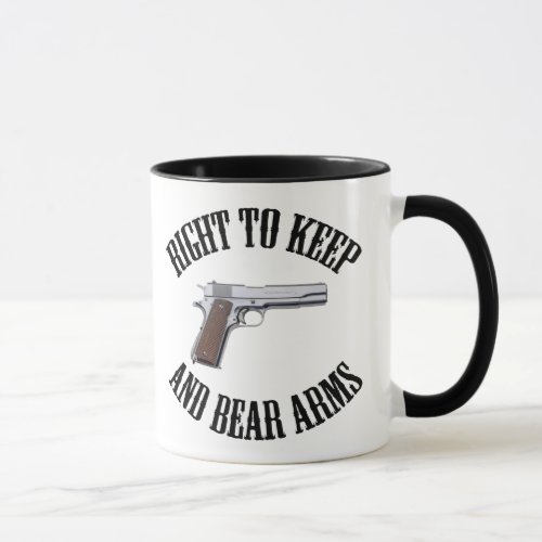 Right To Keep And Bear Arms 1911 Mug