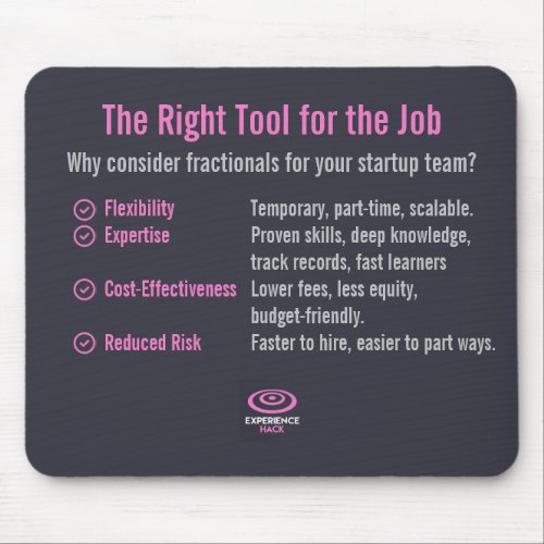 Right Tool for the Job Mousepad