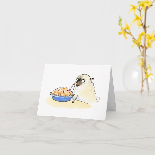 Right Tool for the Job pug card (Yellow Flower)