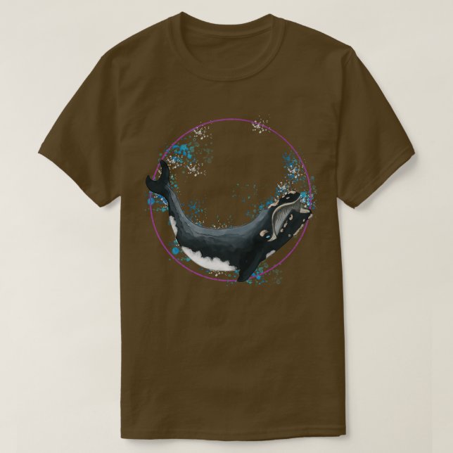 Right Whale T-Shirt (Design Front)