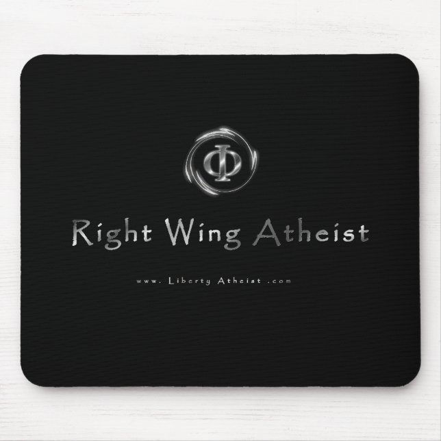 Right Wing Atheist Mousepad (Front)