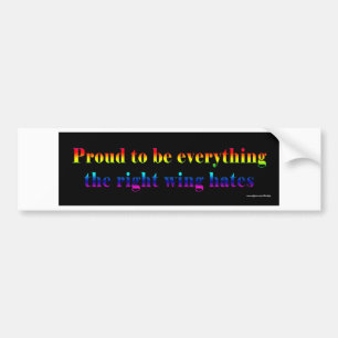 Right Wing Bumper Sticker