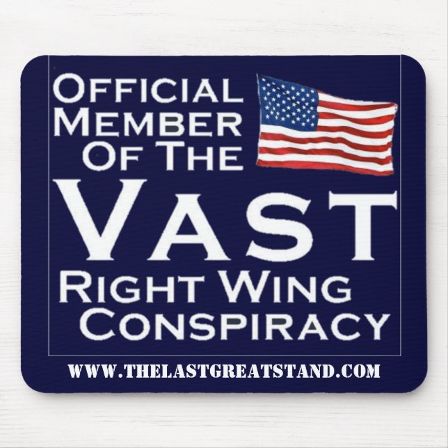 Right Wing Conspiracy Mouse Pad (Front)