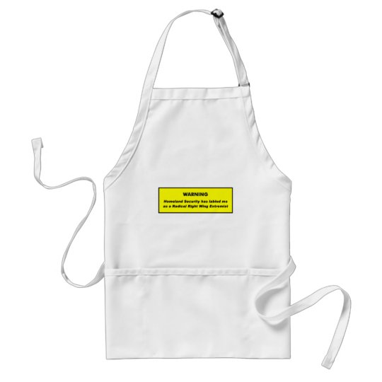 Right Wing Extremist Adult Apron