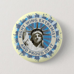 Right Wing Extremist Button