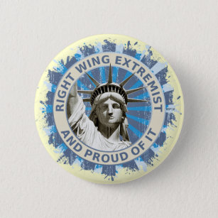 Right Wing Extremist Button