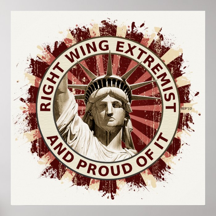 Right Wing Extremist Poster