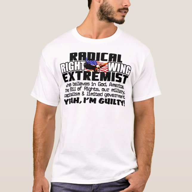 Right Wing Extremist T-Shirt (Front)