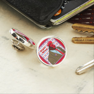 Right Wing Rooster Lapel Pin