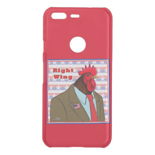 Right Wing Rooster Uncommon Google Pixel Case