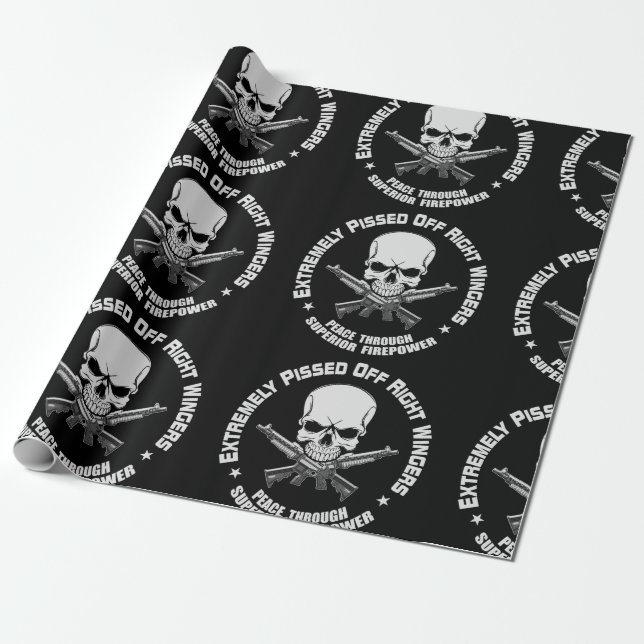 RIGHT WINGER WRAPPING PAPER (Unrolled)