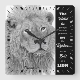 Righteous Bold as a Lion Inspirational Proverbs 28