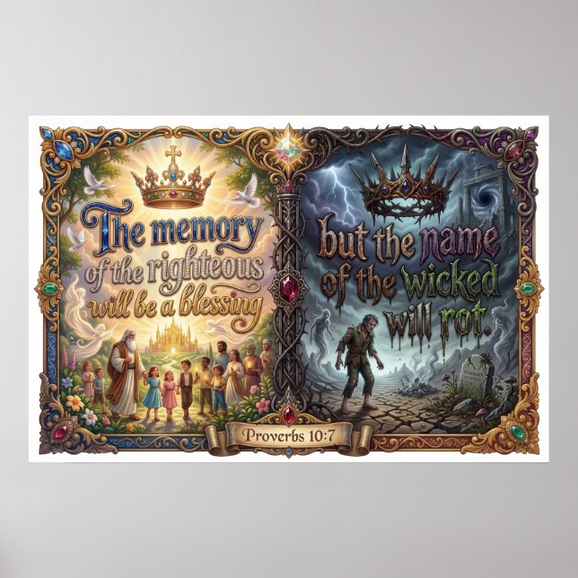 Righteous Memory Blessed But Wicked Name Rot Poster (Front)