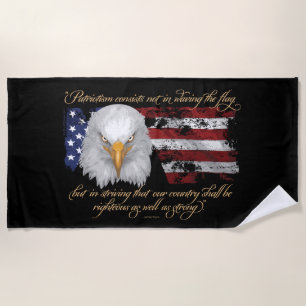Righteous Patriotism Beach Towel