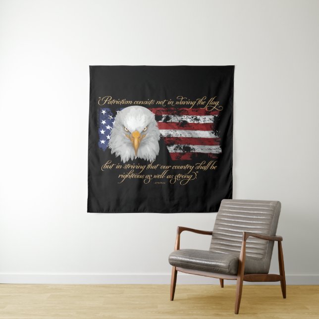 Righteous Patriotism Tapestry (In Situ)