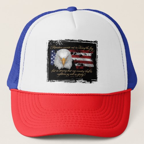 Righteous Patriotism Trucker Hat