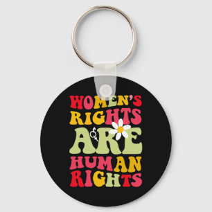 Rights Are Humen Rights Feminist Keychain