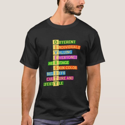 Rights Diversity Kindness Peace Equality Inclusion T_Shirt