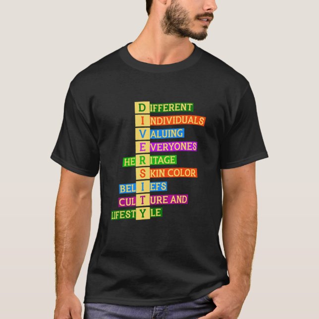 Rights Diversity Kindness Peace Equality Inclusion T-Shirt (Front)