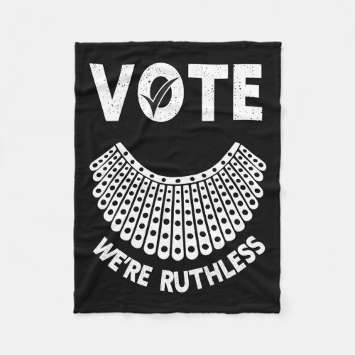 Rights Vote Were Ruthless Human And Women Feminist Fleece Blanket