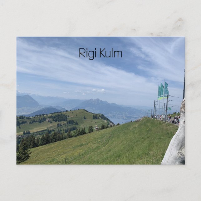 Rigi Kulm Switzerland Postcard (Front)