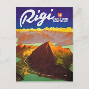 Rigi mountain, Switzerland Postcard