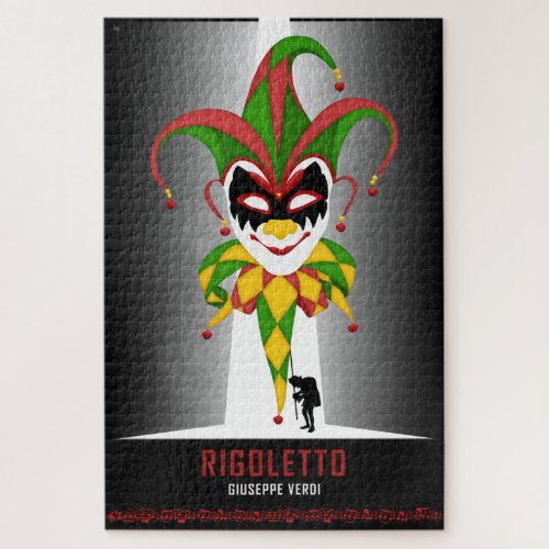 Rigoletto opera by Verdi jester Jigsaw Puzzle